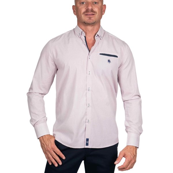 Camisa Micro - ESPIGA GRANATE