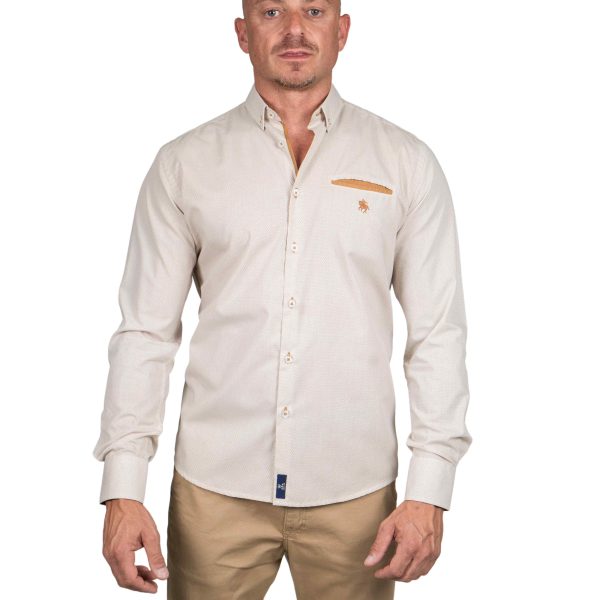 Camisa Micro - ESPIGA CAMEL