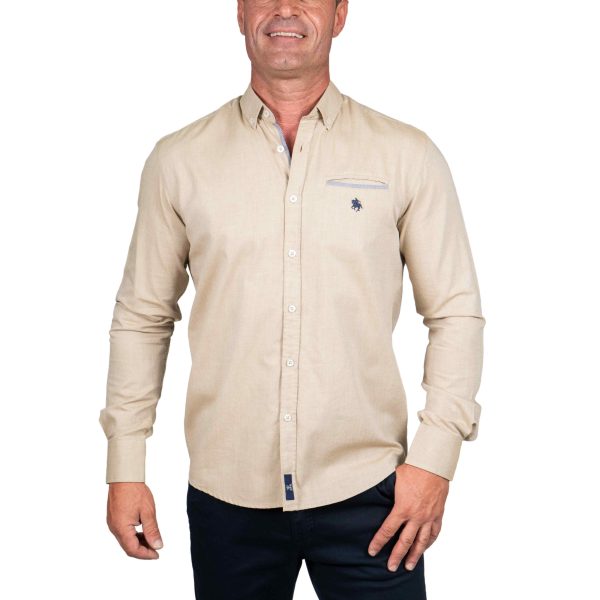 Camisa OXFORD BEIGE