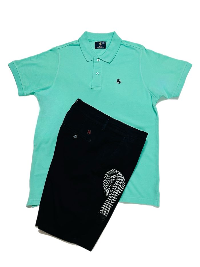 Polo, agua Bermuda Marino