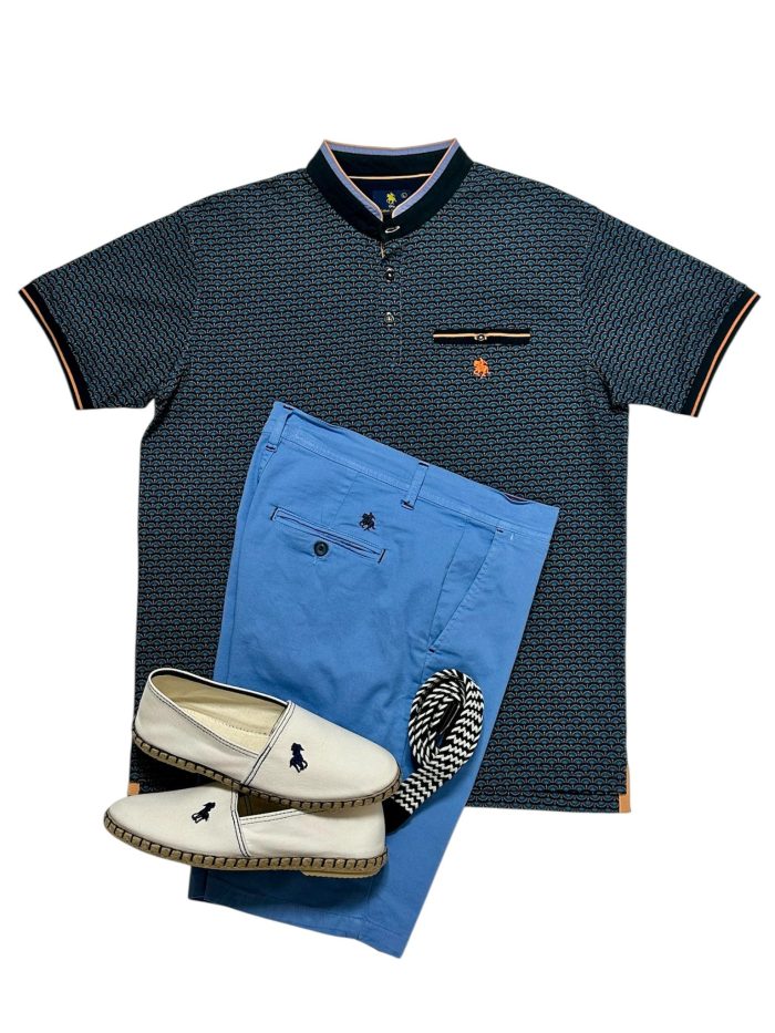 Pon los sombrilla Bermuda cielo Esparteña blanca