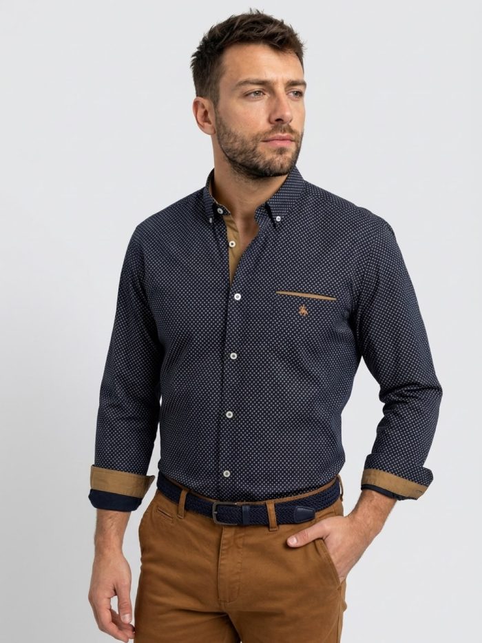 Conjunto micro estrella  pantalón camel